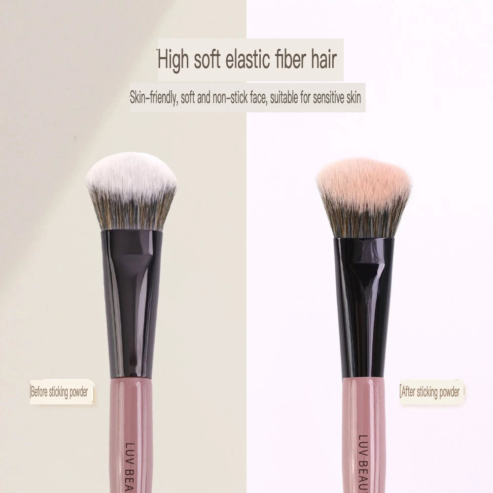 Angled Blush & Contour Brush | Soft Wool Fiber FW-29 Contour Makeup Brush QXL