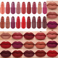 18-Pc Velvet Matte Lipstick Set | Waterproof Mini Capsule Matte Lipstick Set QXL 18pcs