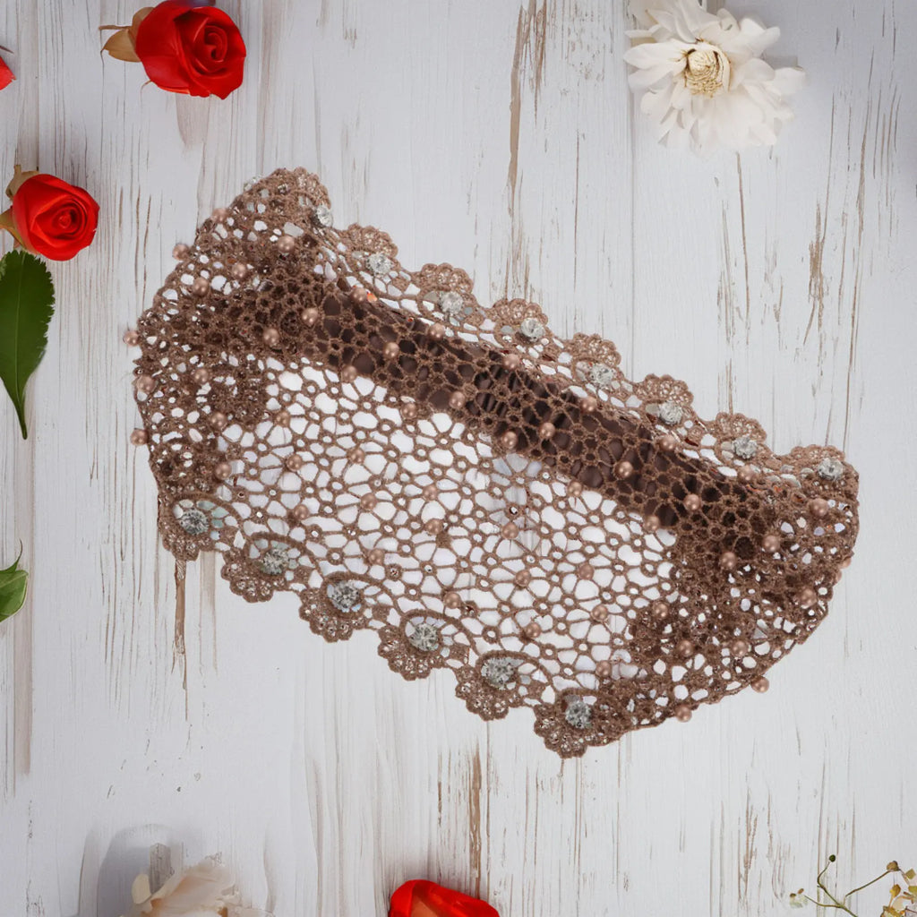 Lace Elastic Headband | Boho Bandana Hair Wrap for Women Lace Hair Headband QXL