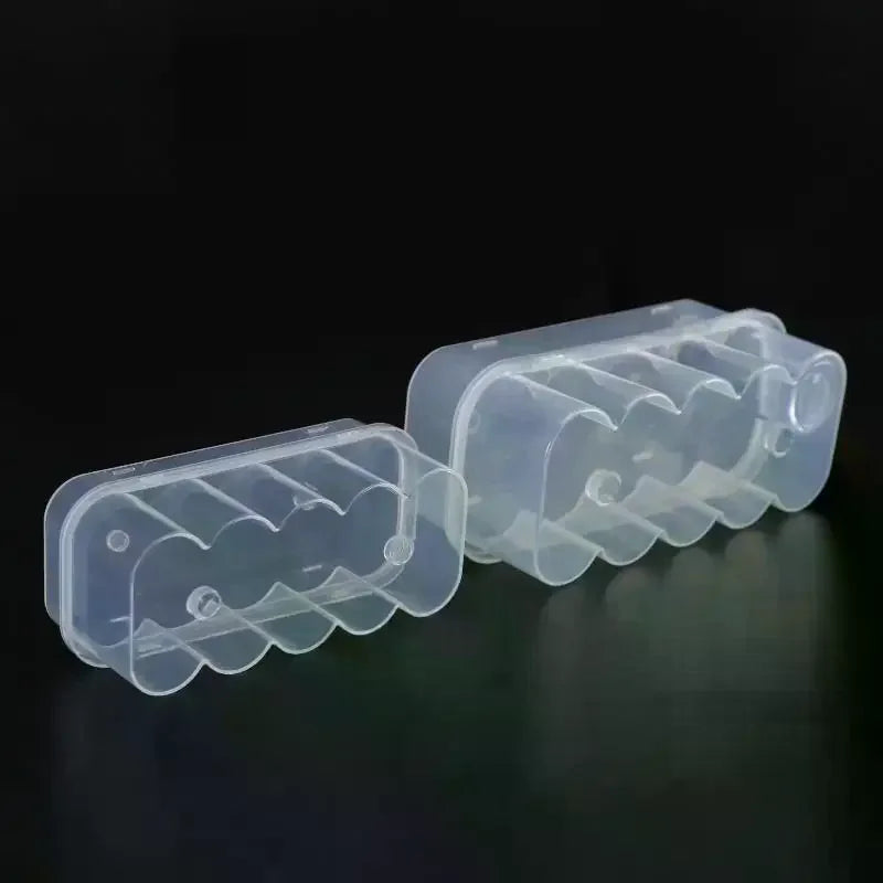 Stackable Clear Vial Storage Box | 3ml Microtube Freezer Organizer Vial Storage Organizer QXL