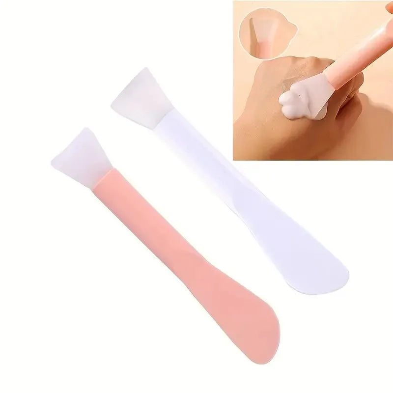 Silicone Face Mask Brush | Oval Flat Applicator Tool Silicone Mask Brush QXL