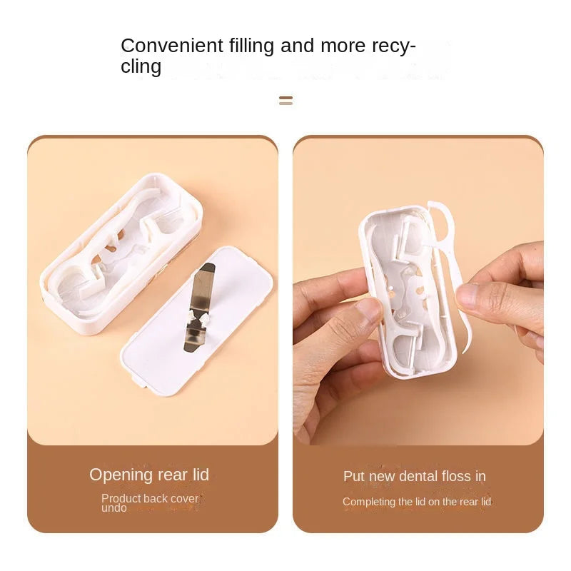 Automatic Dental Floss Dispenser Box | Portable Holder Floss Dispenser QXL