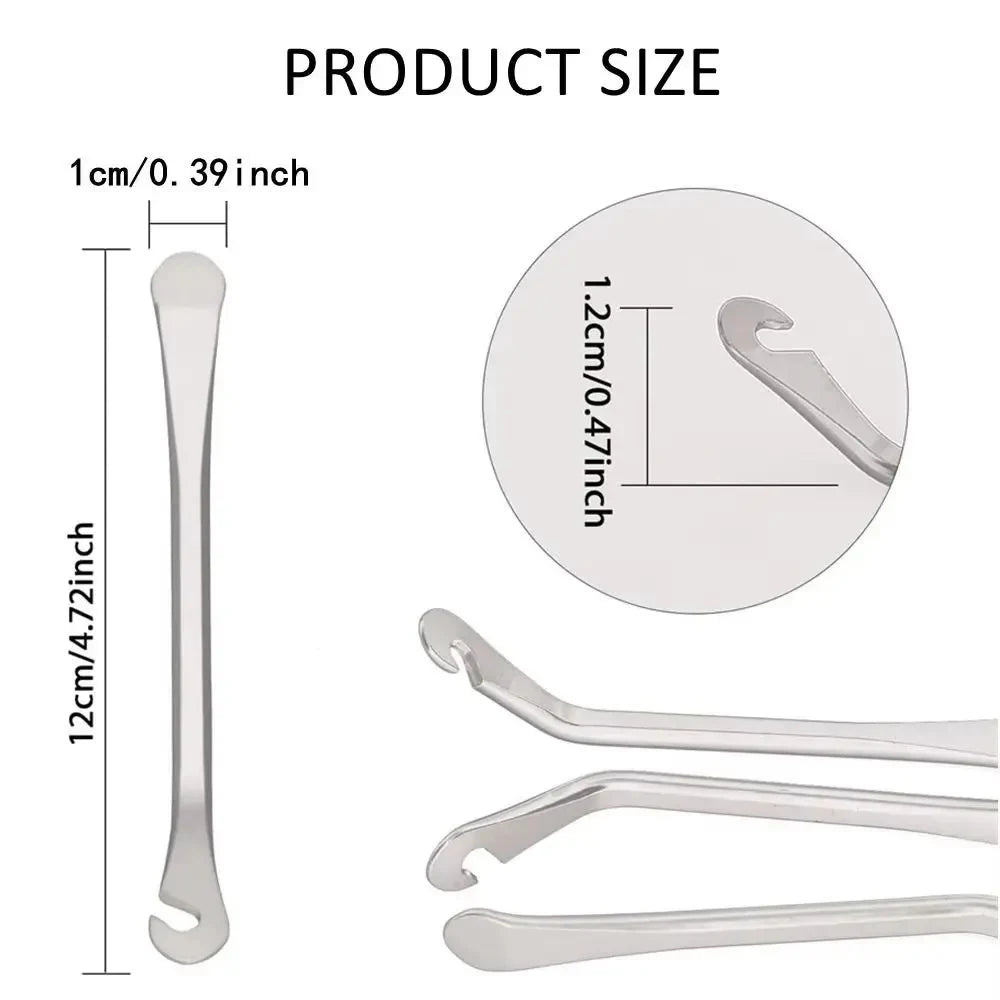 12cm Carbon Steel Bike Tyre Lever – Anti-Slip MTB & Road Tool Bike Tyre Lever QXL