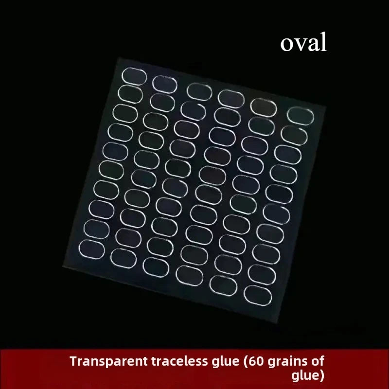 Clear Nano Double-Sided Mounting Tape Strips | 60/32 Pack Mounting Tape Strips QXL Transparent 60pcs
