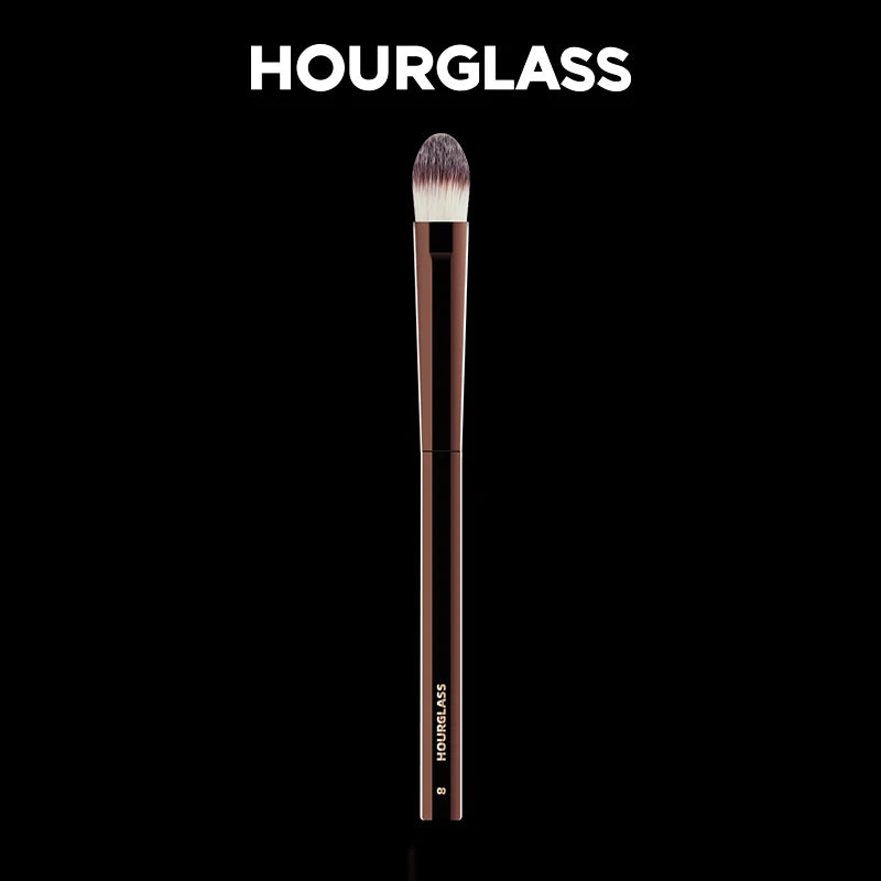 Hourglass No.8 Large Concealer Brush – Soft Wool Fiber Concealer Makeup Brush QXL