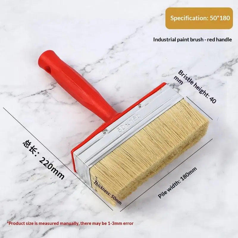 Flat Masonry Paint Brush | Wide Block Brush for Walls Masonry Paint Brush QXL 50x180cm White