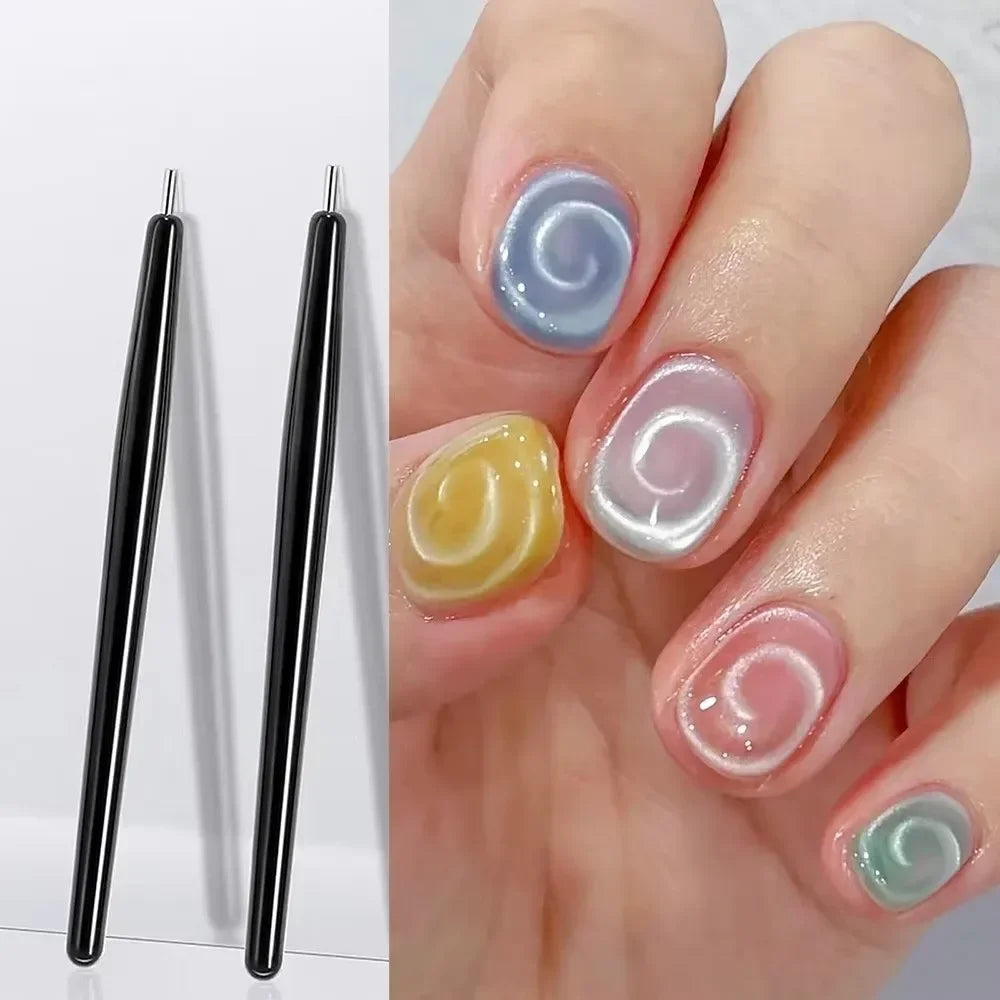 3D Cat Eye Magnetic Nail Art Pen | Gel Polish Magnet Tool Nail Art Magnet Pen QXL