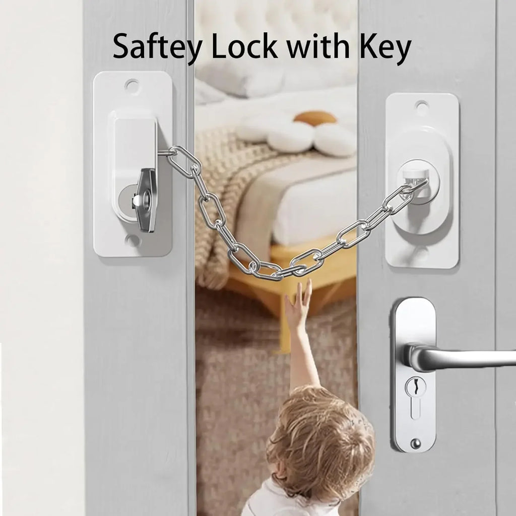 Child Safety Cabinet Locks with Keys – Fridge, Drawer & Door Baby Safety Lock QXL