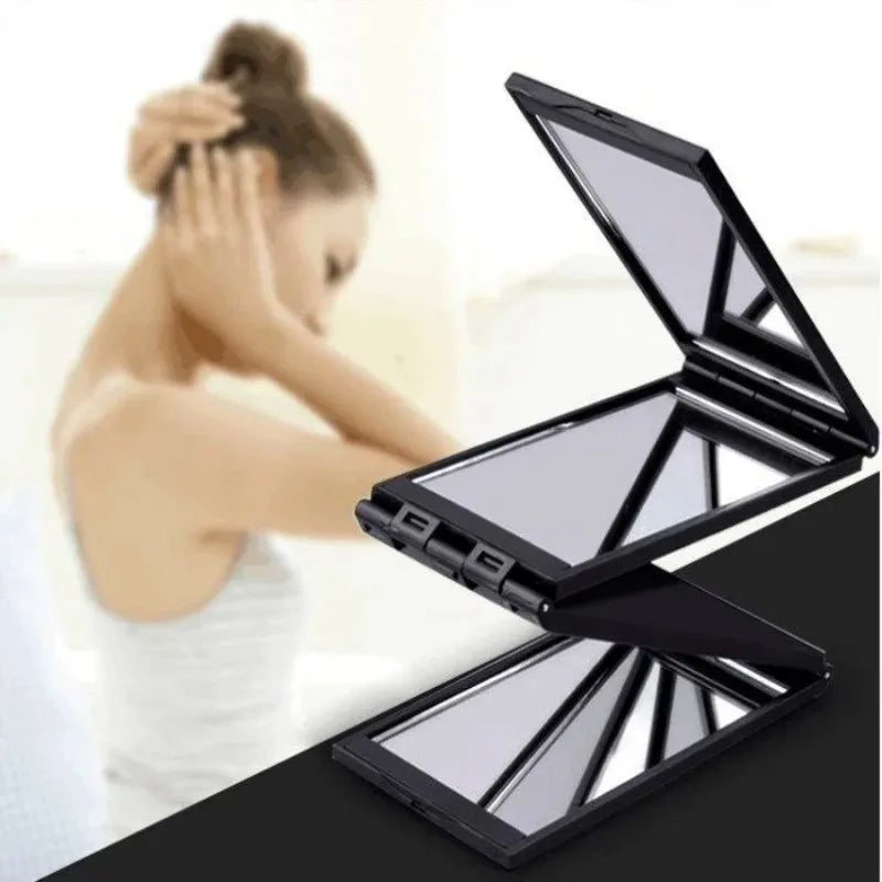 360° Foldable 4-Way Makeup Mirror | Handheld & Desktop Foldable Makeup Mirror QXL