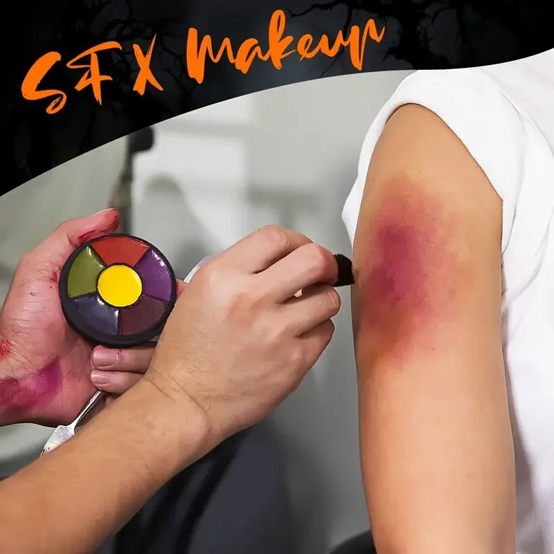 VERONNI 6-Color Bruise Wheel SFX Face & Body Paint SFX Body Paint QXL
