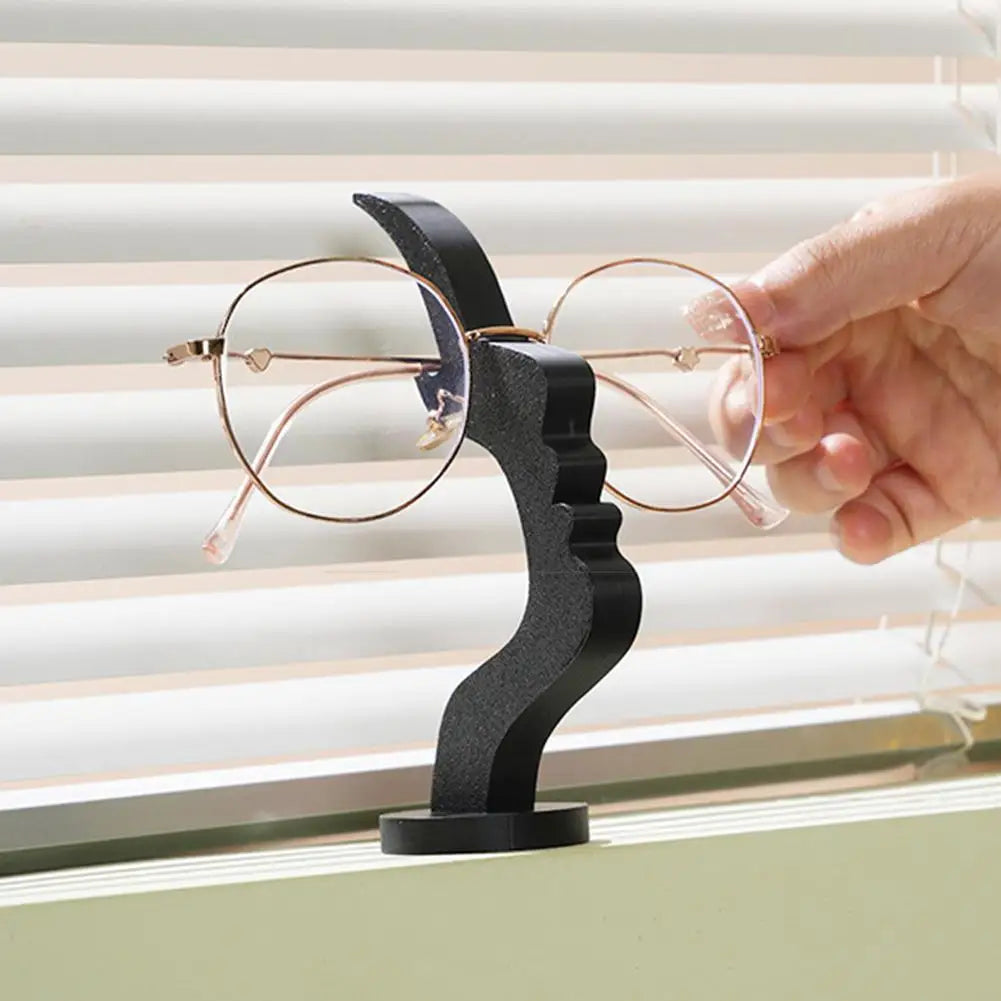 Minimalist Face Eyeglass Holder | Abstract Art Desk Organizer Eyeglass Holder Stand QXL