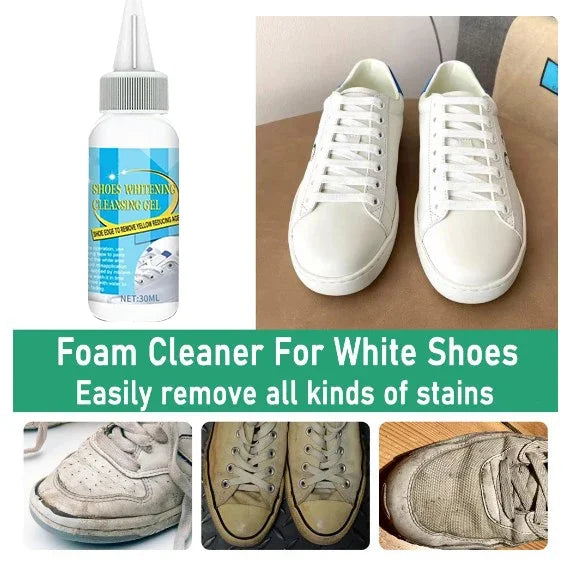 Shoes Cleaner Kit Removes Shoes Whitening Cleansing Gel Shoe Washing Machine Dirt And Yellow From Shoes Cleaning Foam Cleaner QXL
