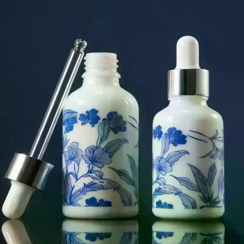 Blue & White Porcelain Ceramic Essential Oil Dropper Bottle Essential Oil Bottle QXL