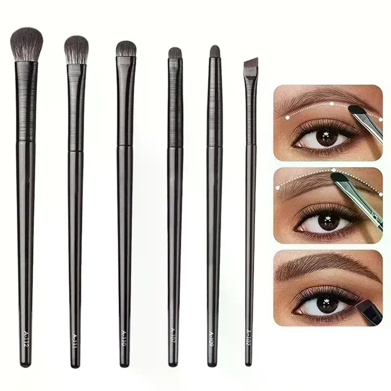 Professional Eye Makeup Brush Set | Soft Nylon 5–10 Pcs Eye Makeup Brush Set QXL