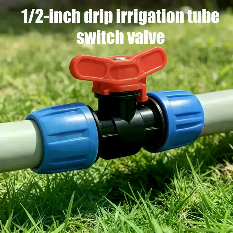 1/2-Inch 16mm Drip Irrigation Switch Valve | Reusable Stop Valve Drip Irrigation Valve QXL