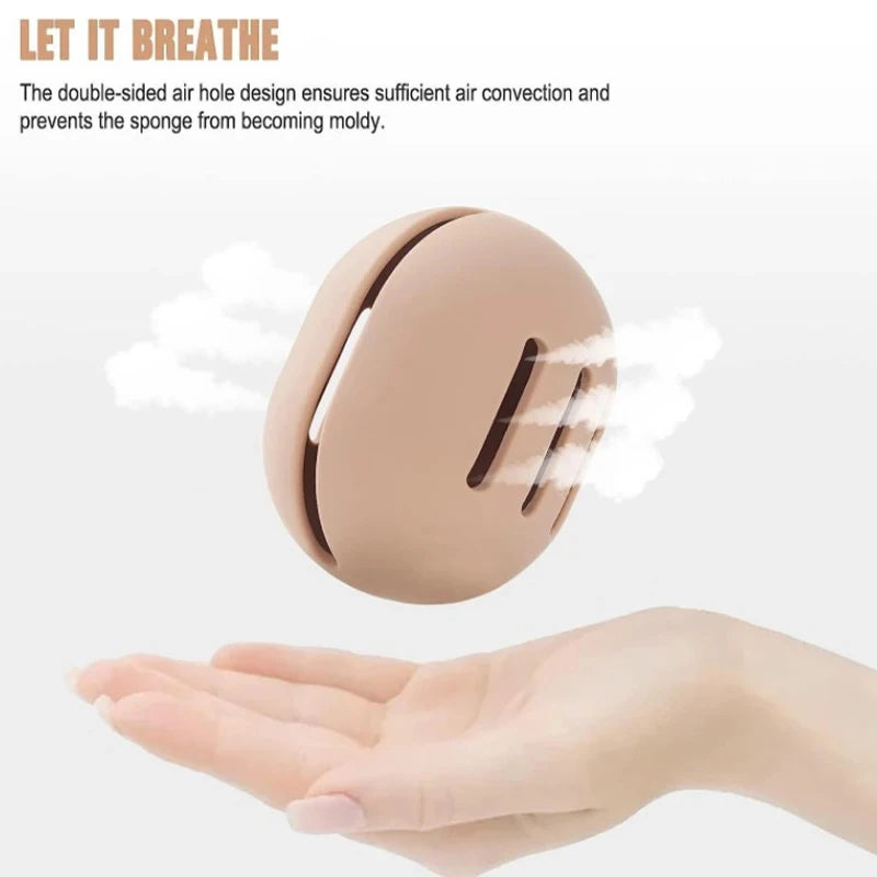 Silicone Makeup Sponge Holder Travel Storage Case | 7×6cm Sponge Storage Case QXL
