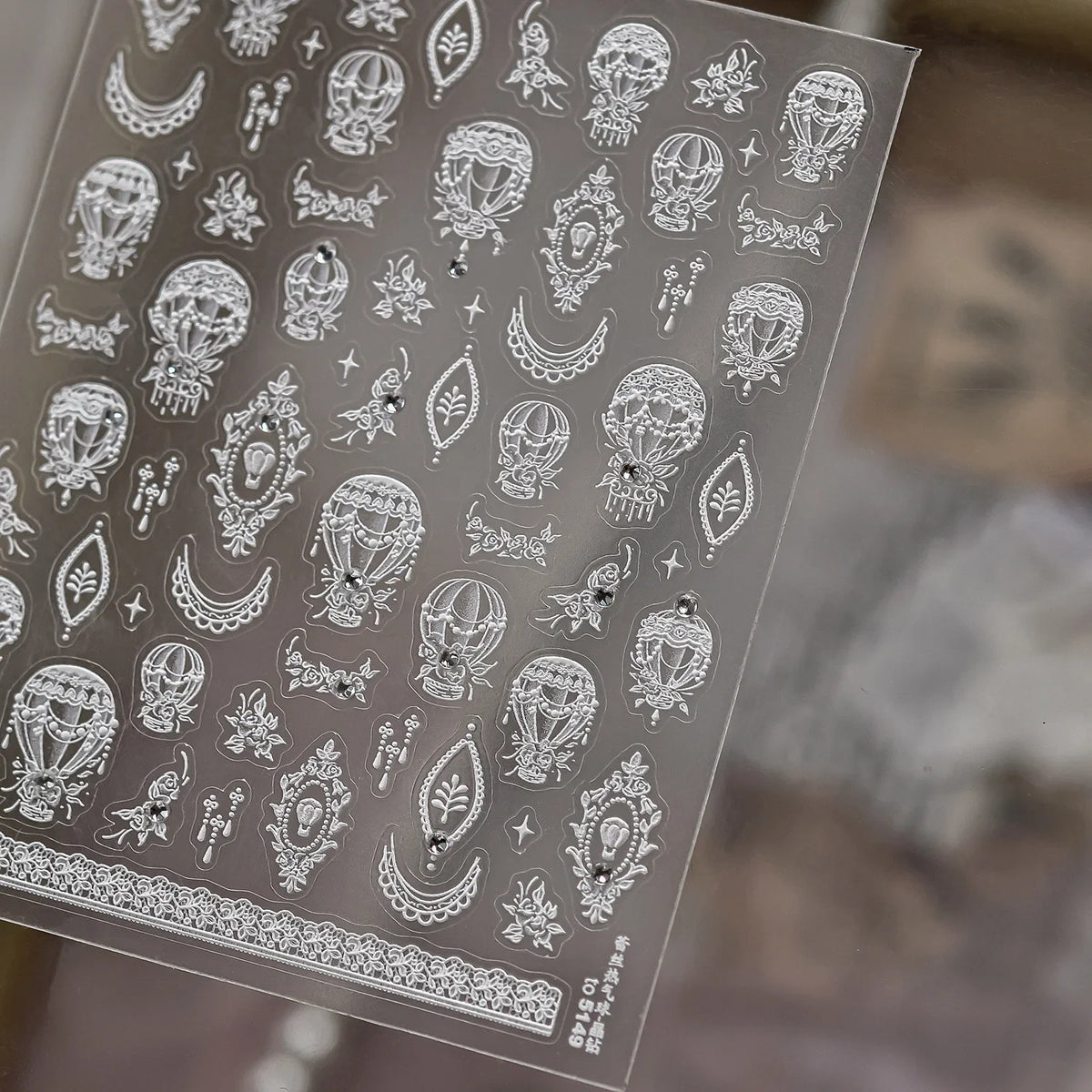 5D Nail Art Stickers – Stars, Bowknots & Geometric Decals