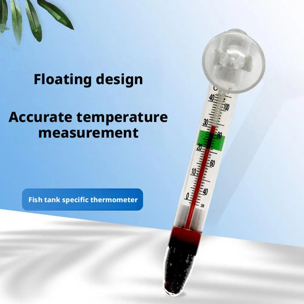 Glass Fish Tank Thermometer | Waterproof Clear Reading 1/5/10 Pack Aquarium Thermometer QXL
