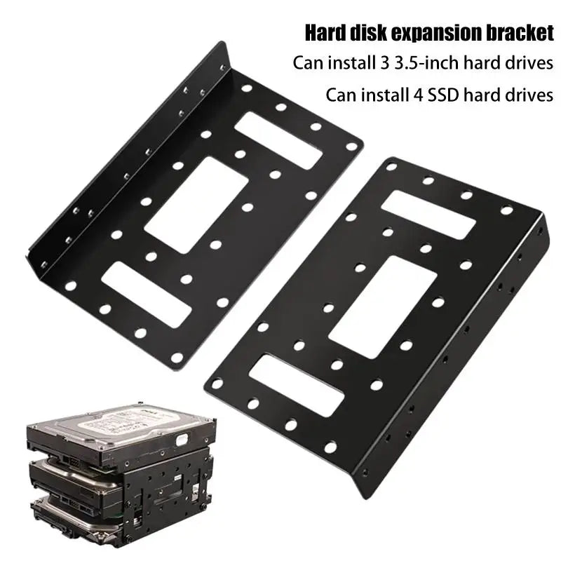 2.5" to 3.5" HDD SSD Mounting Bracket Adapter Tray for PC HDD Mounting Bracket QXL