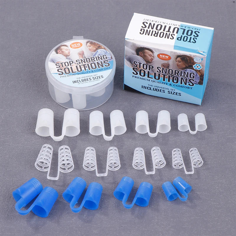 Silicone Nasal Dilators for Better Sleep | 4 & 8 Pack Nasal Dilator QXL