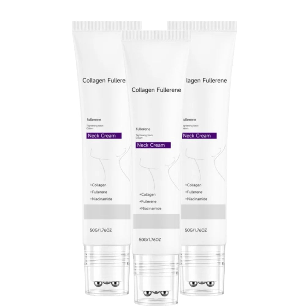 50ml Collagen & Fullerene Firming Neck Cream | 72-Hr Moisture Neck Firming Cream QXL C
