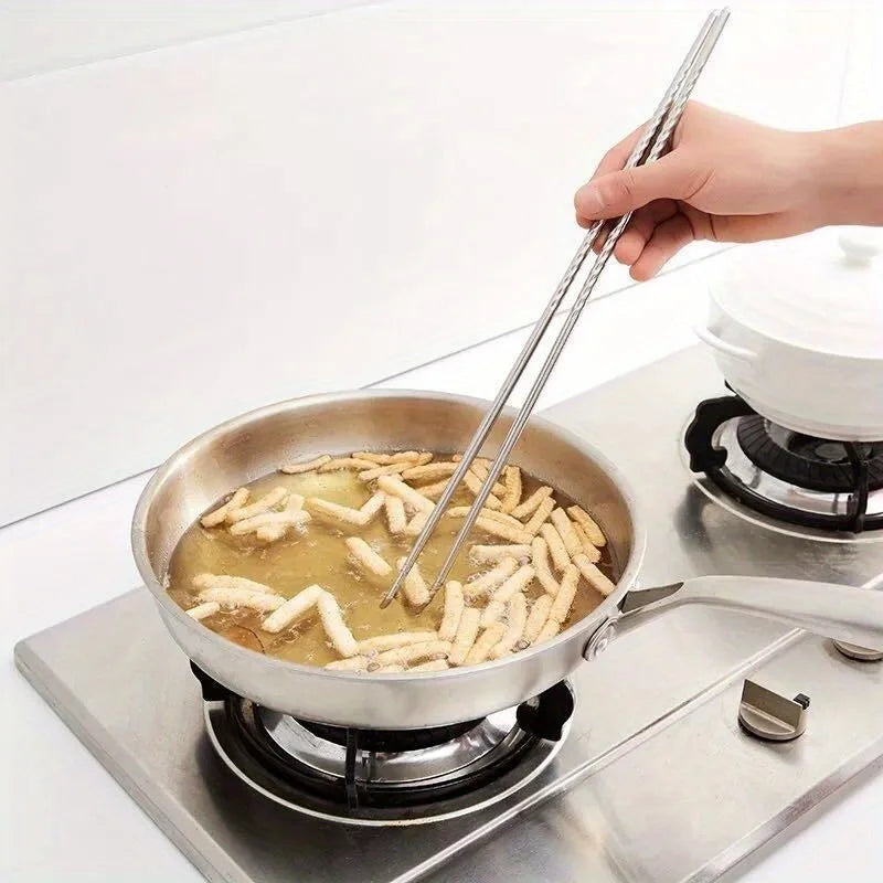 Extra Long Stainless Steel Cooking Chopsticks for Frying Cooking Chopsticks QXL