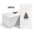 Christmas Paper Napkins 30×43cm | Virgin Wood Pulp Serviettes Paper Napkins QXL 50pcs