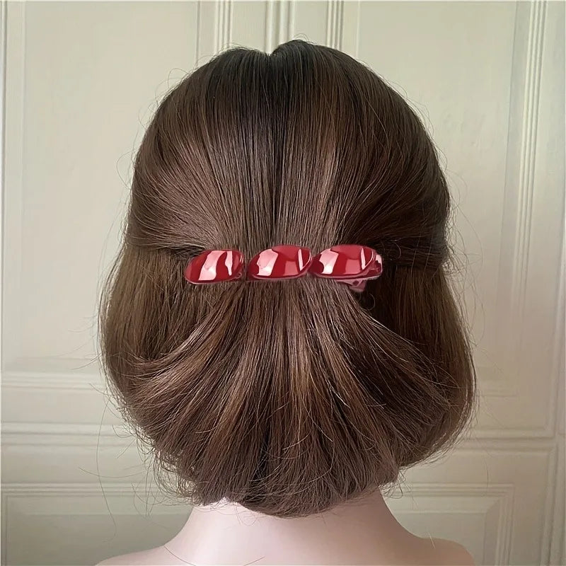 Duckbill Hair Clip | Anti-Flyaway Side Barrette for Women Hair Clip Barrette QXL