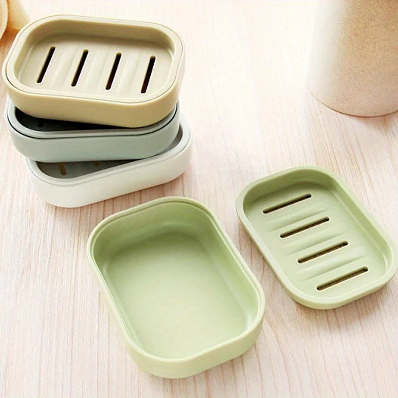 Draining Soap Dish | Decorative Bathroom Soap Holder Tray Soap Dish QXL