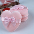 Heart-Shaped Bow Velvet Powder Puff | Soft Foundation Sponge Cosmetic Powder Puff QXL 1Pc
