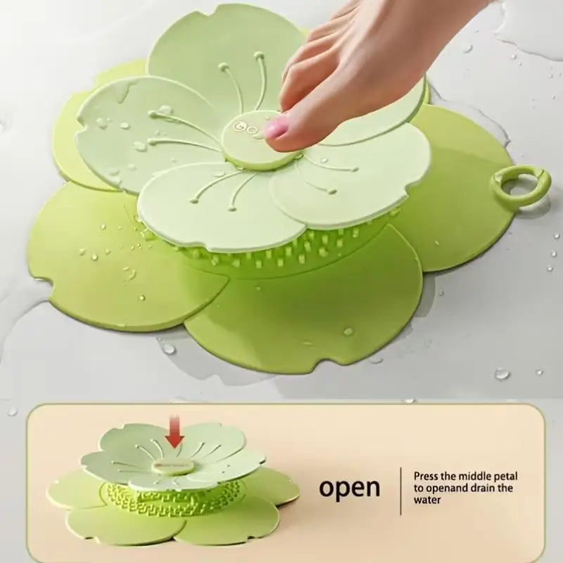 Silicone Drain Plug & Filter | Deodorizer & Backflow Blocker Silicone Drain Filter QXL