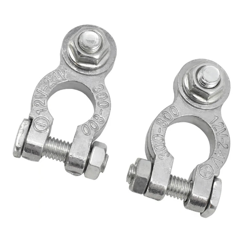 Zinc Alloy Car Battery Terminal Clamps – Positive & Negative Pair Battery Terminal Clamp QXL