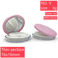Empty Loose Powder Compact Case with Mirror – 5g Refillable Powder Compact Case QXL 1pc V