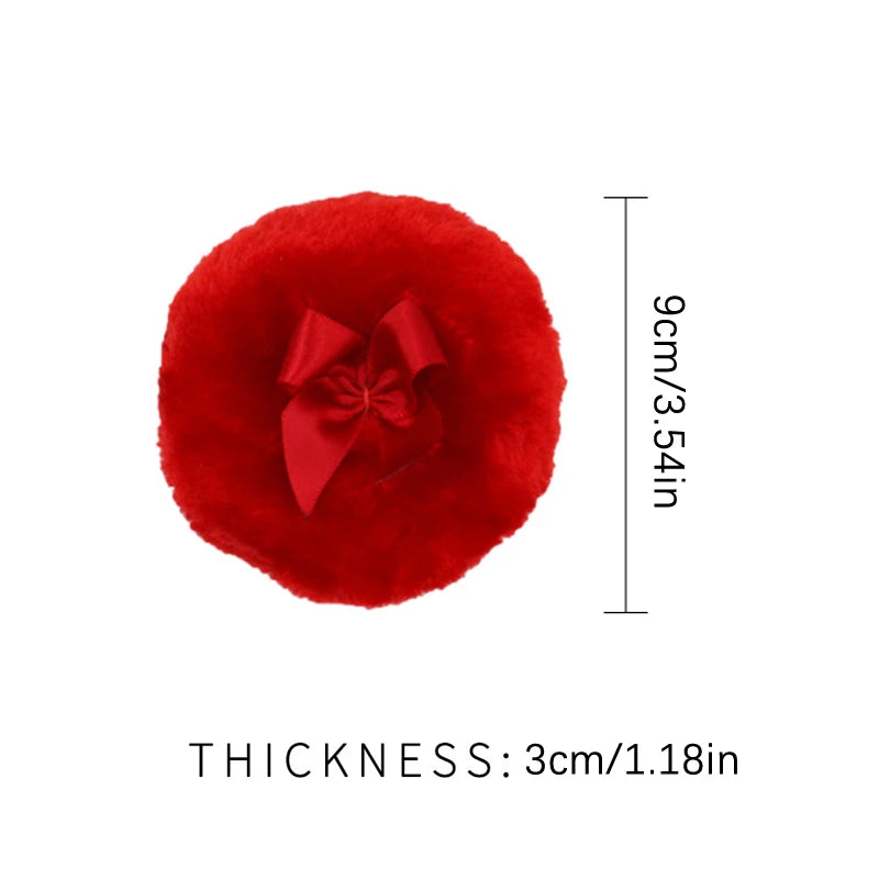 Plush Bowknot Powder Puff | Soft Fluffy Makeup Sponge Makeup Powder Puff QXL