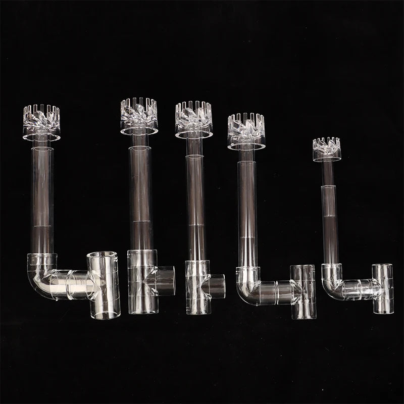 Clear Acrylic Lily Pipe Skimmer Set | Aquarium Filter Pipes Aquarium Filter Pipes QXL