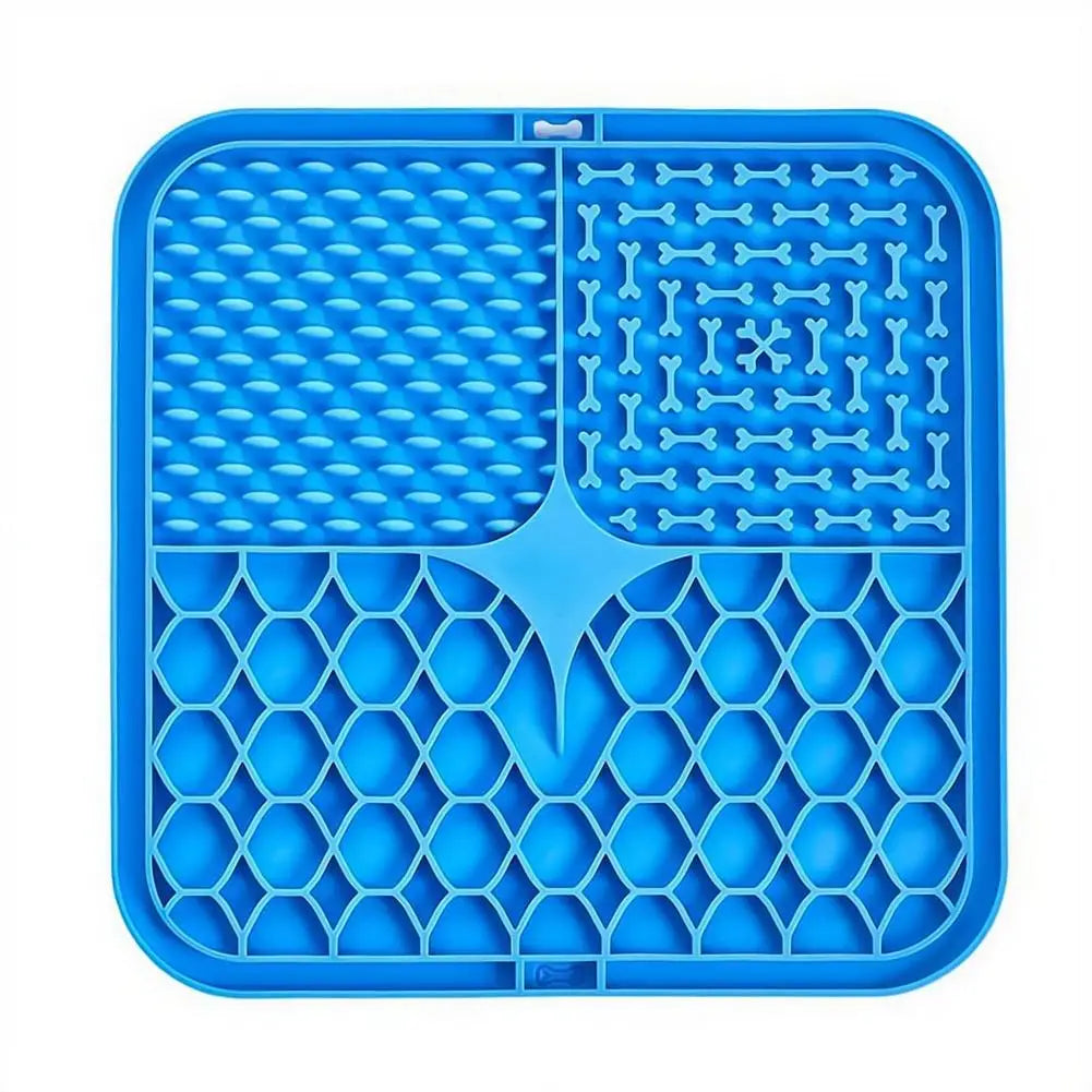Silicone Pet Lick Mat Slow Feeder for Dogs & Cats Pet Slow Feeder Mat QXL