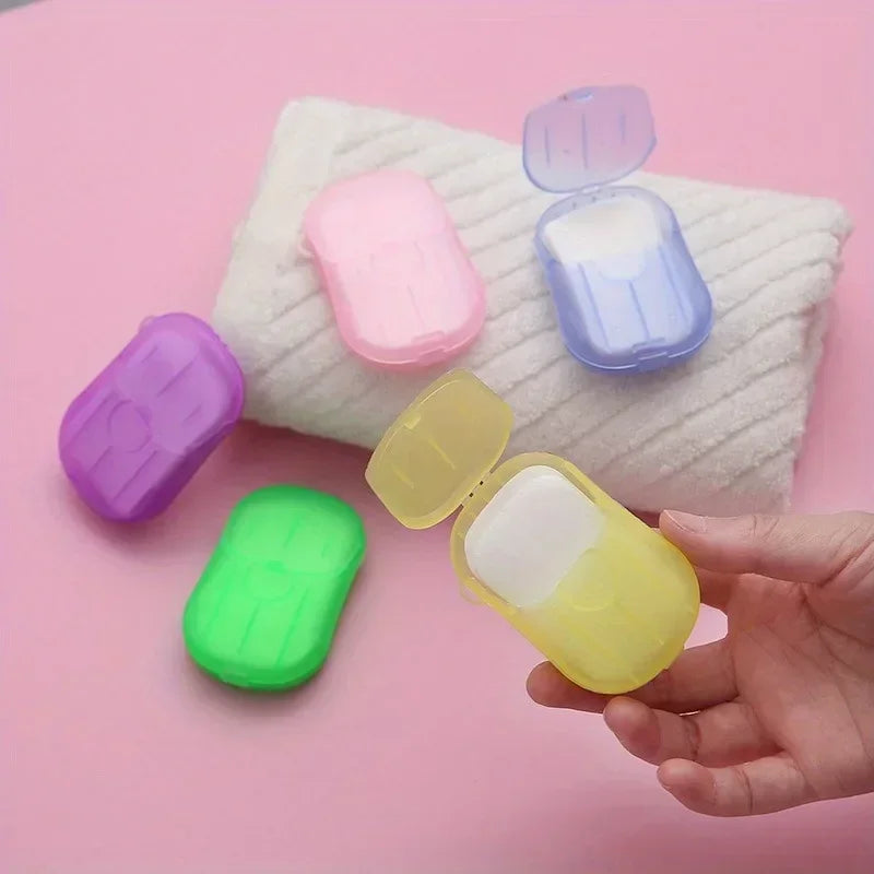 Portable Disposable Soap Sheets | Travel Hand Washing Slices Disposable Soap Sheets QXL