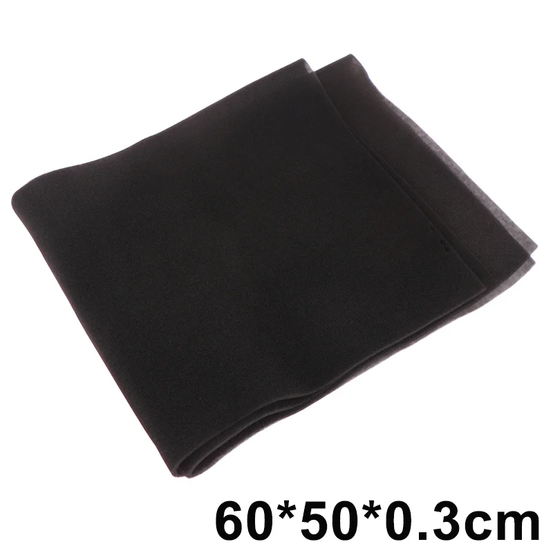 Activated Carbon Filter Sponge 60×50cm | Aquarium & Air Use Aquarium Filter Media QXL one size