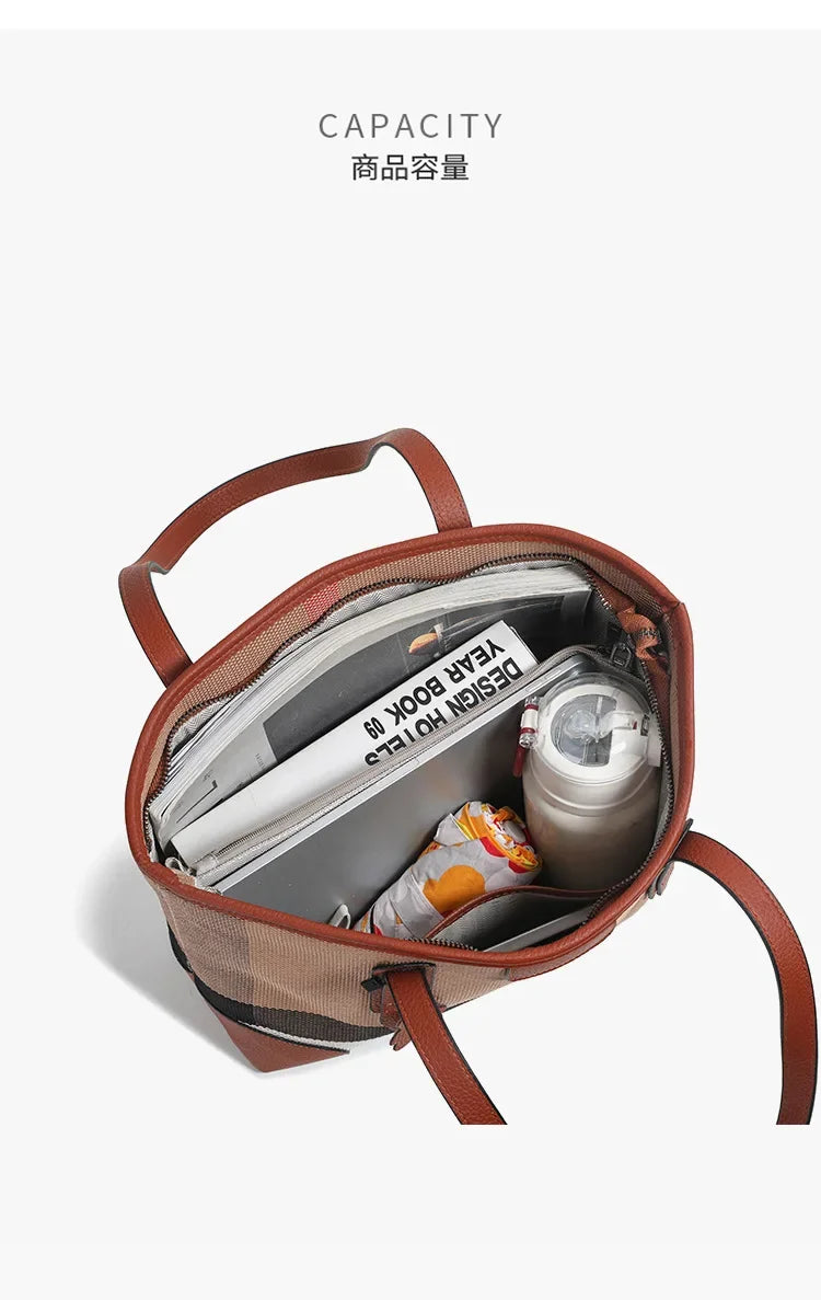 Luxury Leather Diaper Crossbody Bag | Large Capacity & Elegant Leather Diaper Bag QXL