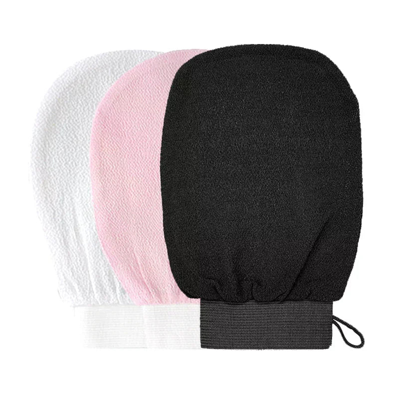 Exfoliating Scrub Gloves – Deep Cleansing Body & Back Mitt Exfoliating Bath Glove QXL