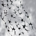 5D Black French Lines Nail Art Stickers | Geometric Decals
