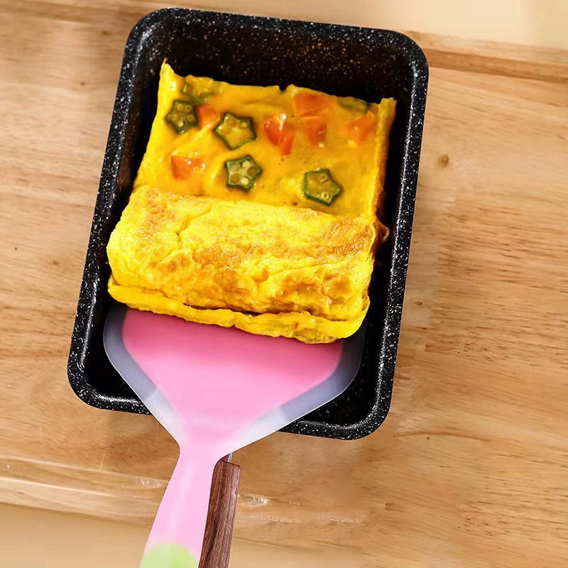 Silicone Spatula Wide Pancake Turner & Egg Flipper Silicone Spatula QXL