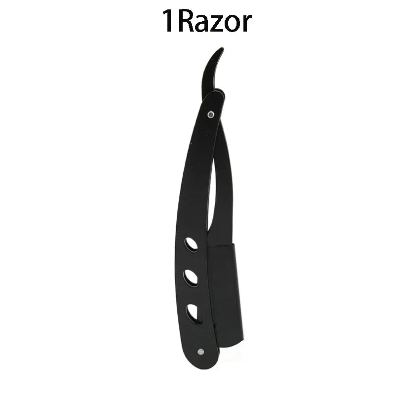Men's Folding Straight Razor | Manual Stainless Steel Blade Folding Straight Razor QXL 1 Razor