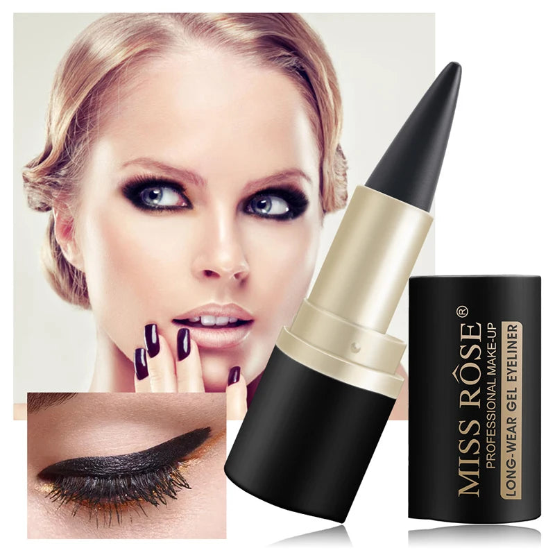 Waterproof Matte Eyeliner Pen | Long-Lasting Black Liner Eyeliner Pen QXL