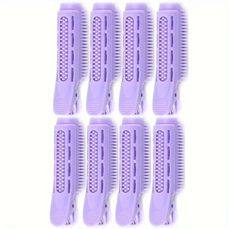 2-Pack Fluffy Hair Clip Curlers for Bangs & Crown Volume Hair Clip Curler QXL