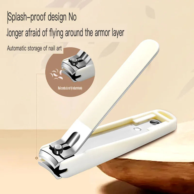 Anti-Splash Stainless Steel Nail Clipper Set | Finger & Toe Nail Clipper Set QXL
