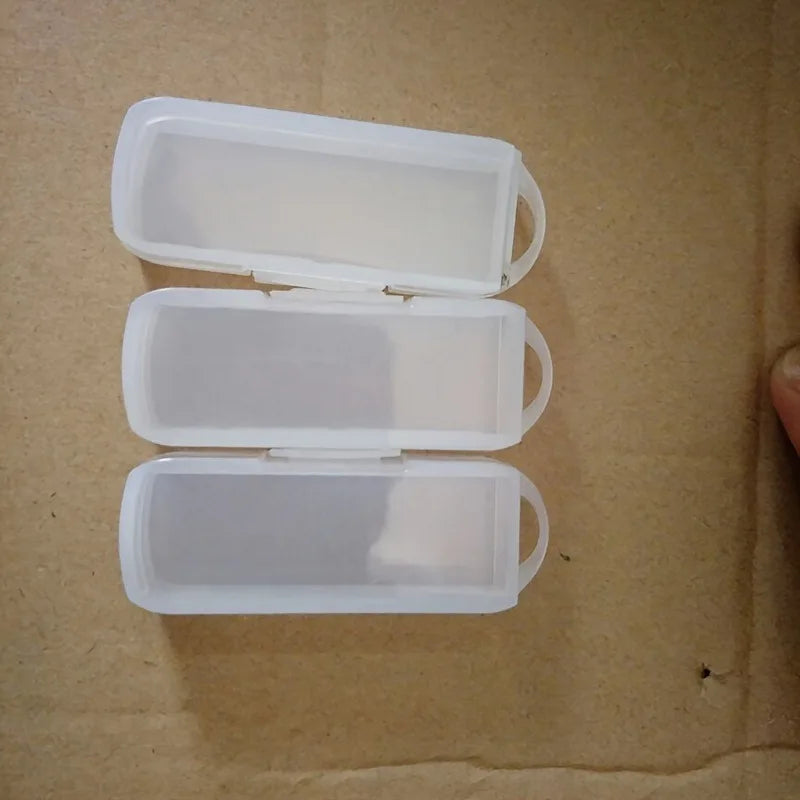 Mini Transparent USB Flash Drive Storage Box with Lid USB Drive Storage Box QXL