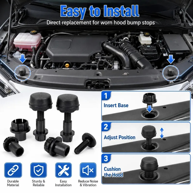 Engine Hood Bump Stop Rubber Buffer | Ford Focus Lincoln OE Hood Bump Stop QXL