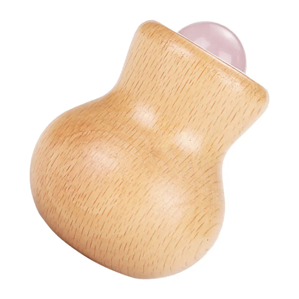 Jade Face Roller & Body Massager | Wooden Handle Tool Jade Face Roller QXL
