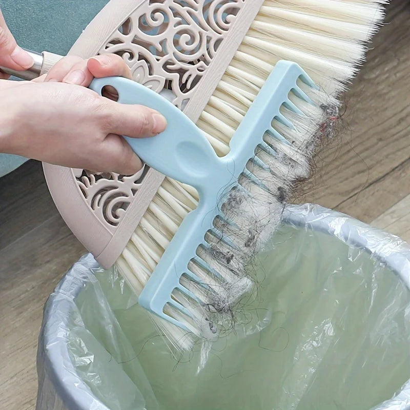 Broom Hair Removal Comb – Remove Hair & Dust Instantly Broom Cleaning Comb QXL